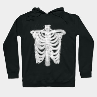 Graffiti Ribs - Human Anatomy Skeleton Hoodie